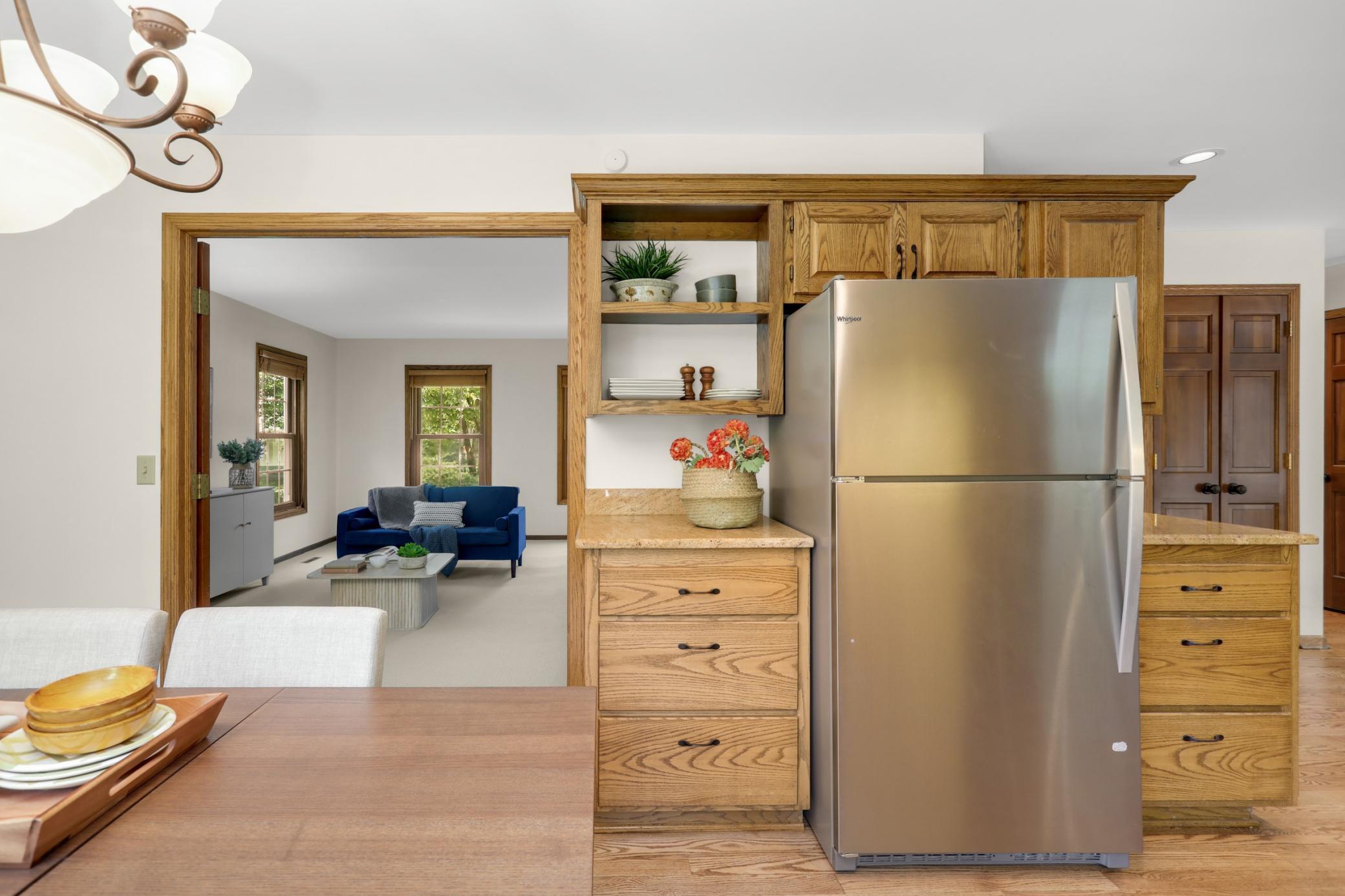 Tons of cabinet space!