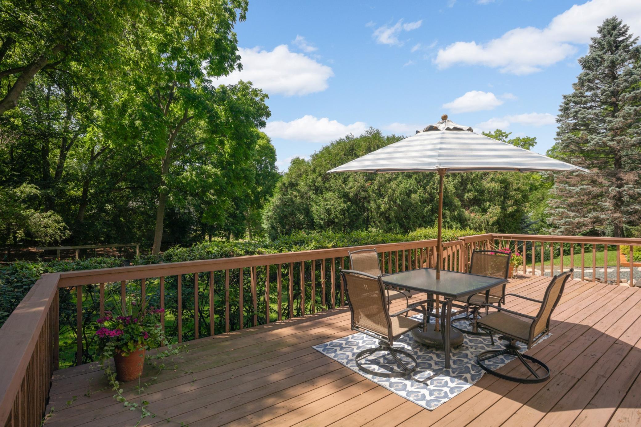 Walkout to your spacious deck!