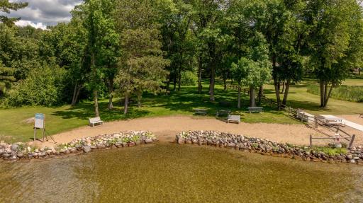 Crystal clear waters, excellent sand beach, and picnic area ~ this will be your summer go to spot!