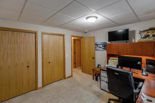 Bedroom/ office area in the lower level.