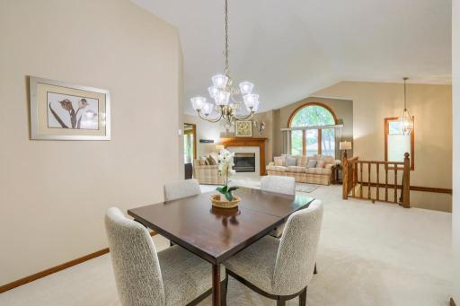 Spacious dining room leads into main floor living room. Room for large furniture if needed.