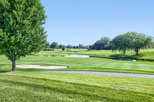 Imagine a morning walk looking at this view, or bring your clubs and enjoy Brackett's Golf Course. A fabulous amenity right across the street.