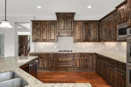 Lots of storage space in this kitchen!