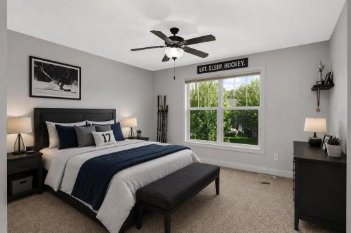 Additional upper level bedroom with private full bath! (Virtually staged)