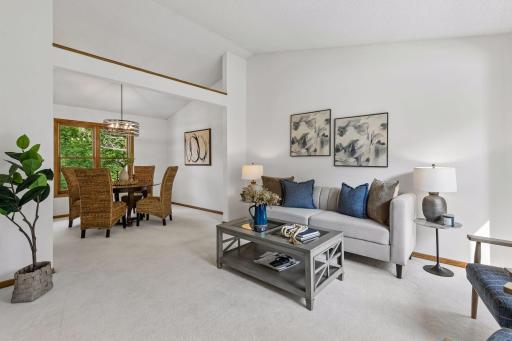 Vaulted Main-Level Ceilings with Beautiful Natural Light