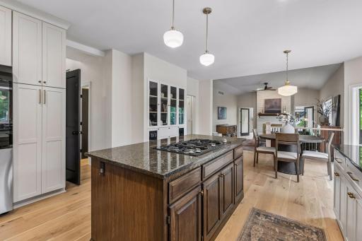 Kitchen Looking into Informal Dining & Living Areas