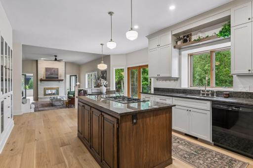 Kitchen Looking into Informal Dining & Living Areas
