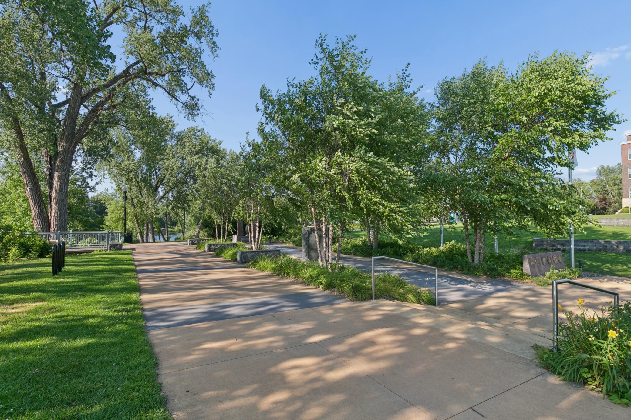 Wonderful walking park just blocks away in DT anoka.