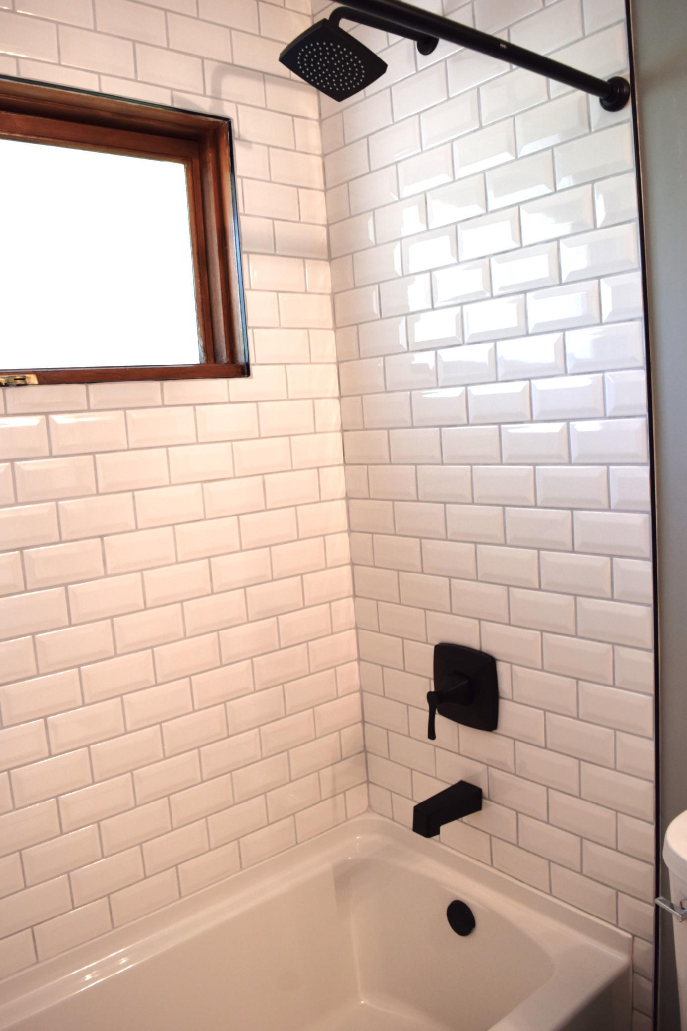 A closer view of the custom tilework!