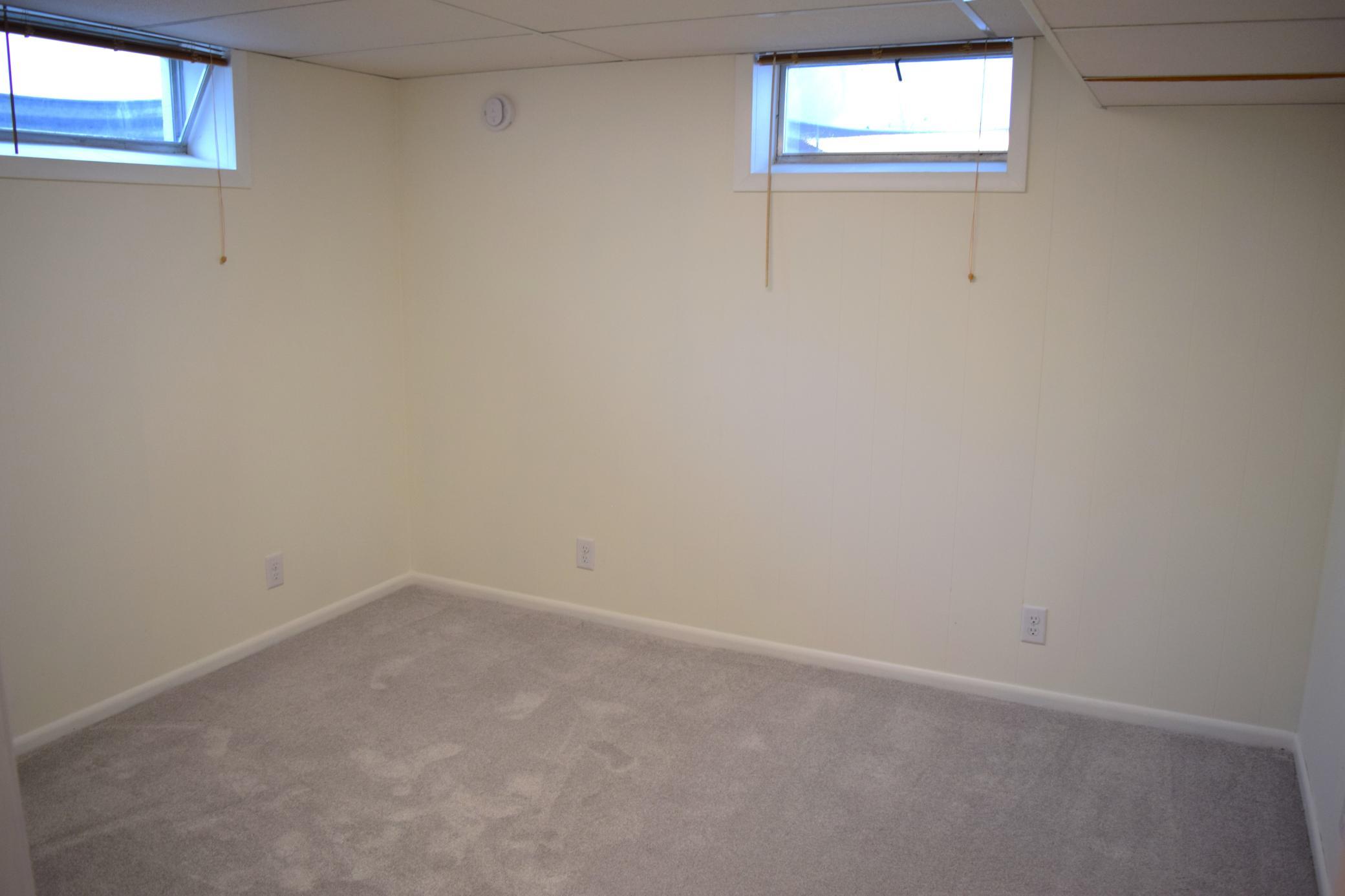 The lower level office or flex space.