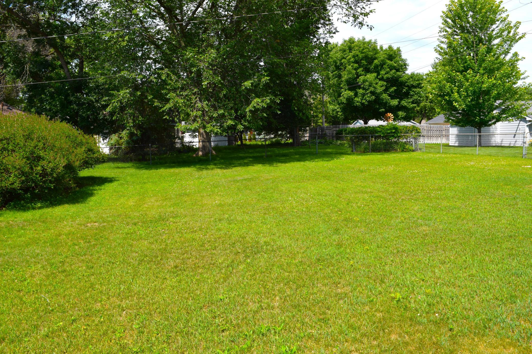 You'll love this enormous level back yard! Great for playing yardgames. The fully fenced in yard is great for pets and kids if you have them!