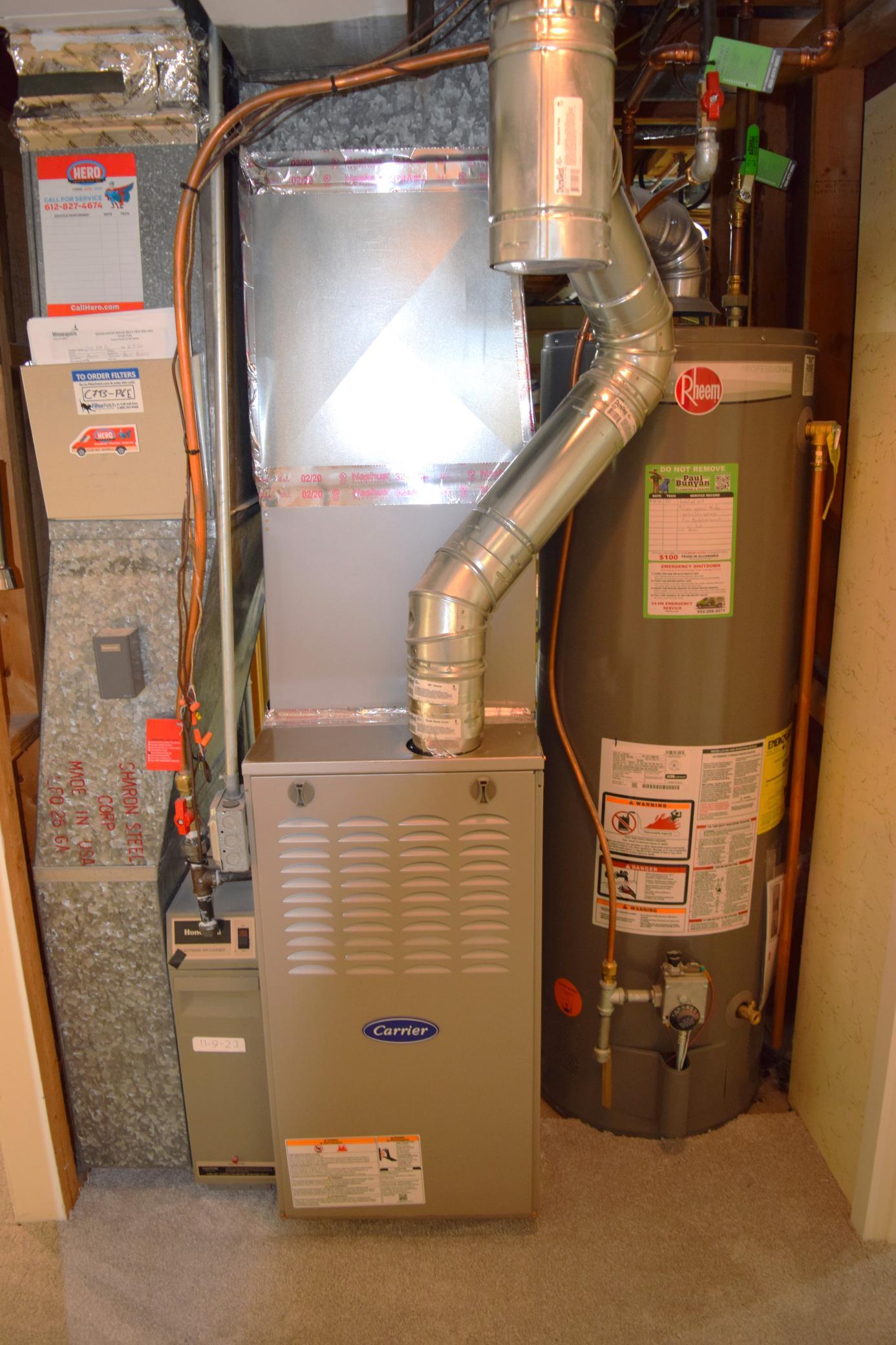 New Carrier furnace installed in 2022!