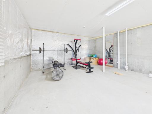 Additional view of Unfinished basement with rough-in bathroom plumbing
