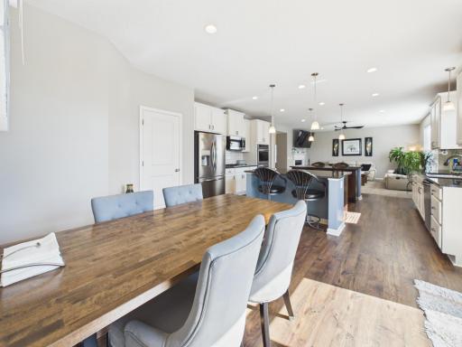 Spacious Dining room with plenty of natural light