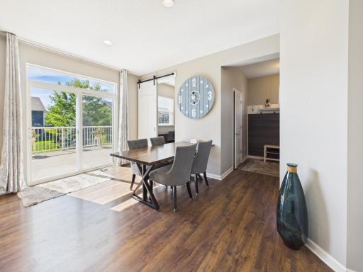 Spacious Dining room with plenty of natural light