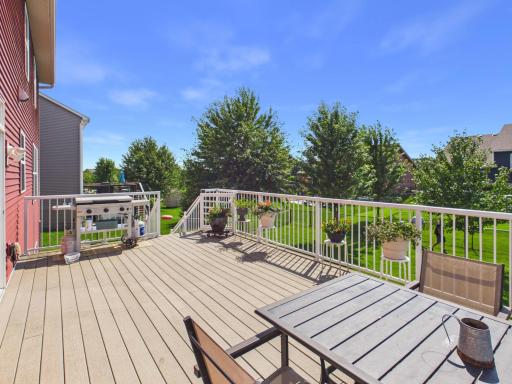 Maintenance free composite deck perfect for entertaining
