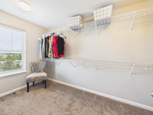 Additional view of primary bedroom/suite walk in closet