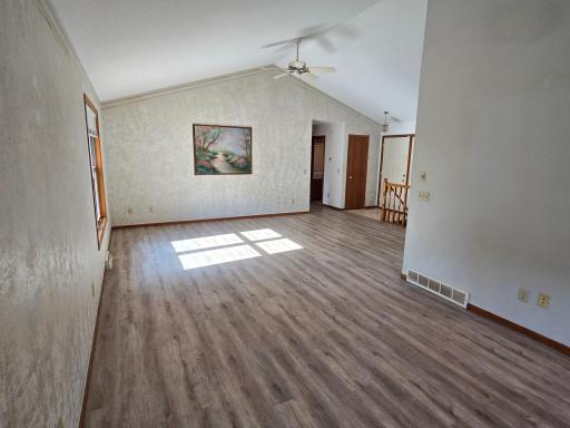 Open concept flows well through the main level.