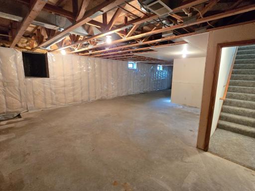 Lower level is ready for someone to finish it off!