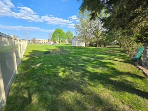 Looking towards 10th from back corner of lot.