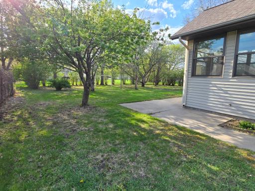 View to the back from the south side of home.