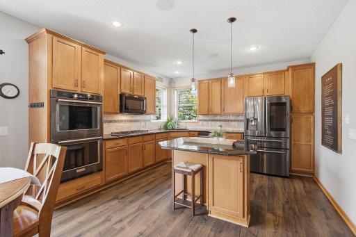 Upgrade Kitchen Includes Black Stainless Steel Appliances & Wolf 5 Burner Cooktop!