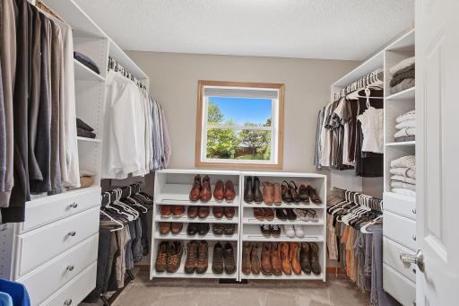 Primary Closet Features Closet Organization System