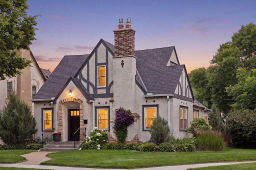 Rare oversized corner lot on St.Anthony Parkway and Hayes in NE Mpls, walkable to trails, parks, restaurants, coffee, and so much more. Beautiful Tudor home has been exceptionally kept and updated.