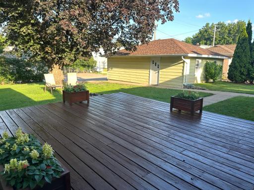 Party Time! Deck is Accessible Right Out the Kitchen Back Door.