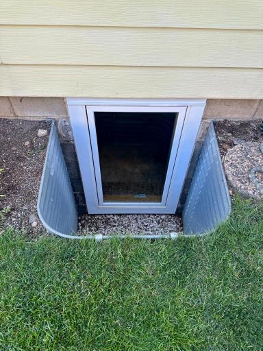 Egress Window For the Lower Level Bedroom(s) Area.