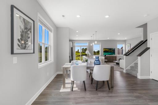 Pictures are from the Furnished Model House that is a Saint Clair Exterior Floor Plan. This home will be very similar, but is a Saint Clair Interior Floor Plan.