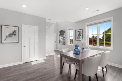 Pictures are from the Furnished Model House that is a Saint Clair Exterior Floor Plan. This home will be very similar, but is a Saint Clair Interior Floor Plan.