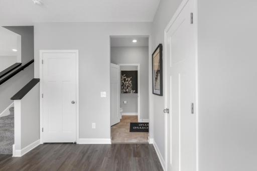 Pictures are from the Furnished Model House that is a Saint Clair Exterior Floor Plan. This home will be very similar, but is a Saint Clair Interior Floor Plan.