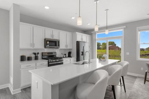 Pictures are from the Furnished Model House that is a Saint Clair Exterior Floor Plan. This home will be very similar, but is a Saint Clair Interior Floor Plan.