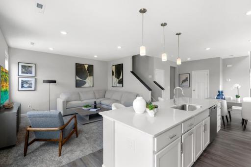 Pictures are from the Furnished Model House that is a Saint Clair Exterior Floor Plan. This home will be very similar, but is a Saint Clair Interior Floor Plan.