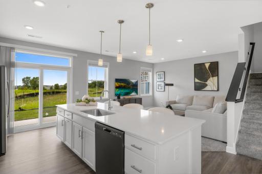 Pictures are from the Furnished Model House that is a Saint Clair Exterior Floor Plan. This home will be very similar, but is a Saint Clair Interior Floor Plan.
