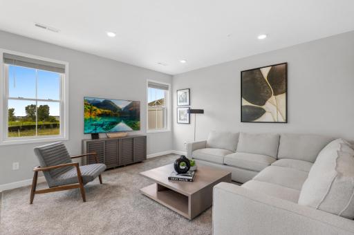 Pictures are from the Furnished Model House that is a Saint Clair Exterior Floor Plan. This home will be very similar, but is a Saint Clair Interior Floor Plan.