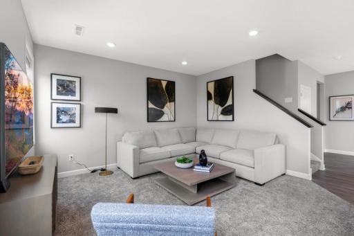 Pictures are from the Furnished Model House that is a Saint Clair Exterior Floor Plan. This home will be very similar, but is a Saint Clair Interior Floor Plan.