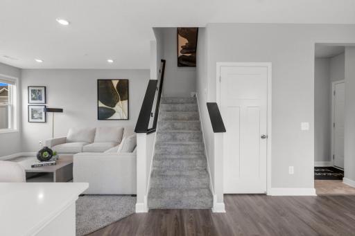 Pictures are from the Furnished Model House that is a Saint Clair Exterior Floor Plan. This home will be very similar, but is a Saint Clair Interior Floor Plan.
