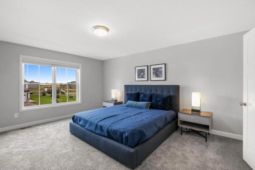 Pictures are from the Furnished Model House that is a Saint Clair Exterior Floor Plan. This home will be very similar, but is a Saint Clair Interior Floor Plan.