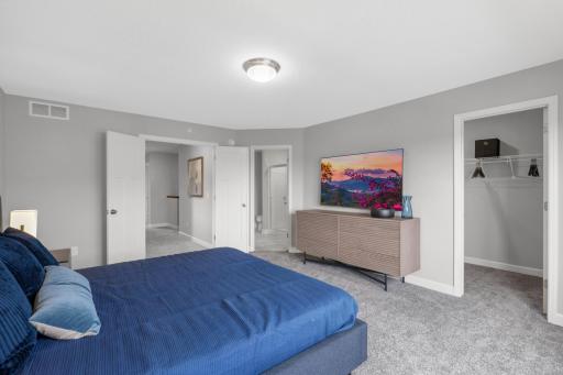 Pictures are from the Furnished Model House that is a Saint Clair Exterior Floor Plan. This home will be very similar, but is a Saint Clair Interior Floor Plan.