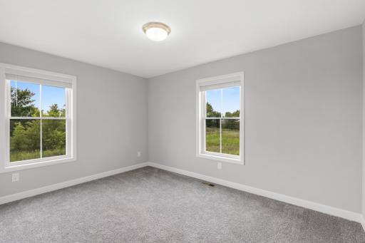Pictures are from the Furnished Model House that is a Saint Clair Exterior Floor Plan. This home will be very similar, but is a Saint Clair Interior Floor Plan.