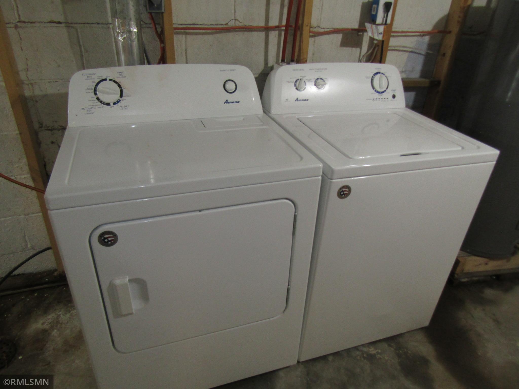 Includes Washer and Dryer
