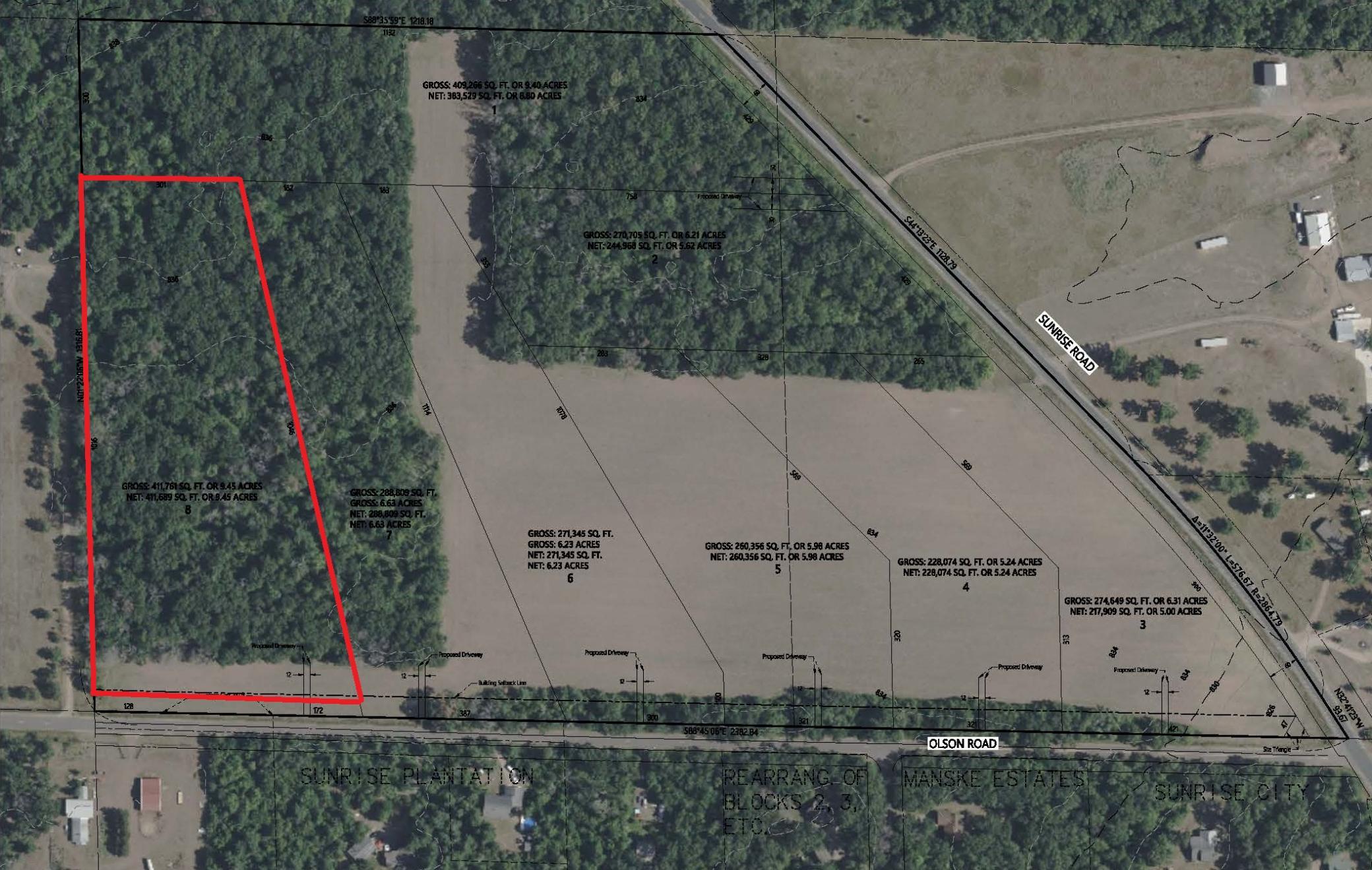 Lot 8 - over 9 wooded acres!