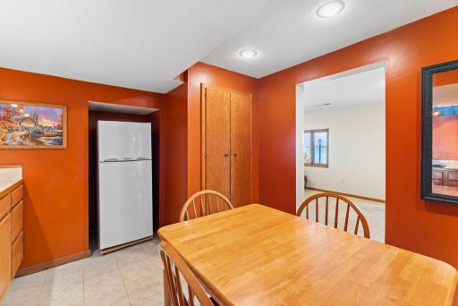 2nd kitchen or wet bar setup ideal for entertaining guests or a perfect opportunity for multi-generational living all while enjoying lake life on Coon Lake.