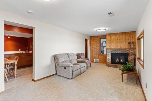 Versatile lower-level family room or amusement room with direct access to a second kitchen, providing an ideal layout for multi-generational living, extended stays, or entertaining guests.