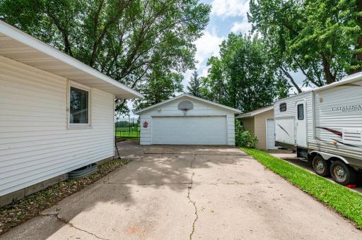 Two Car Garage PLUS shop at back
