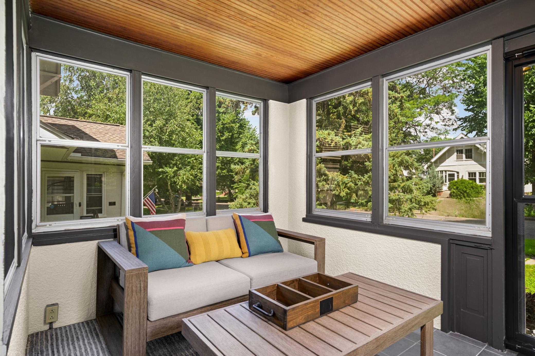 Bright and Airy front porch