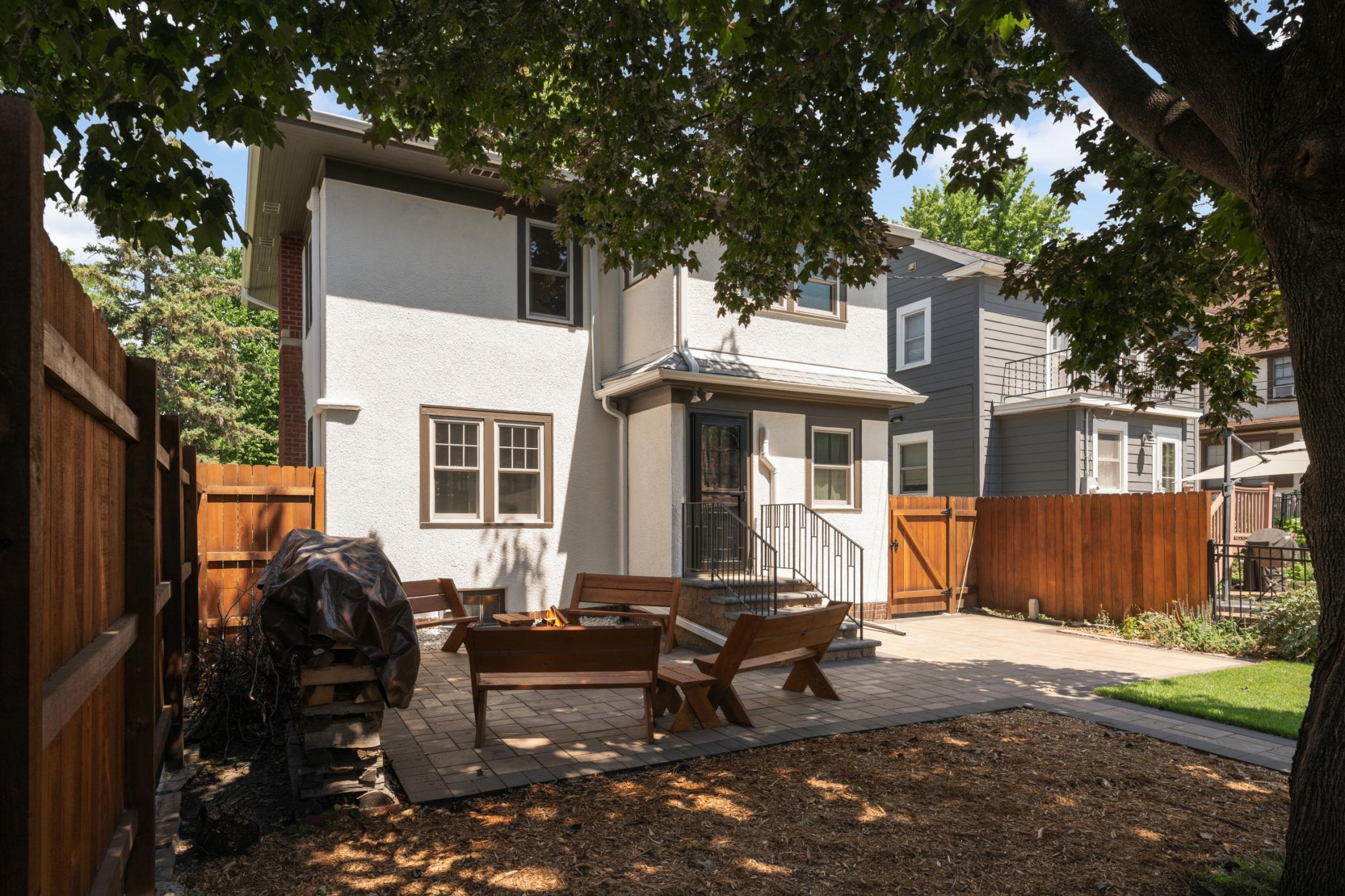 Large patio area
