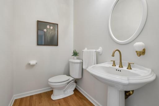 Main floor half bath